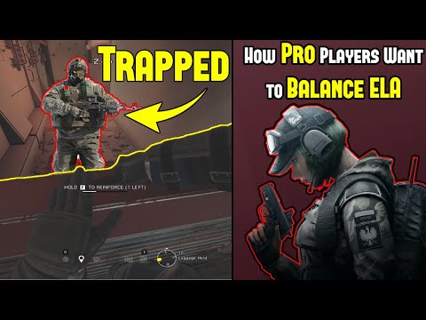 1 Million IQ Team Play Trick | Pro Opinion on How to Balance ELA - Rainbow Six Siege