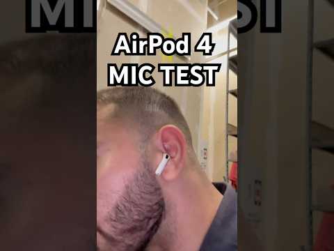 AirPod 4 Microphone Test👀
