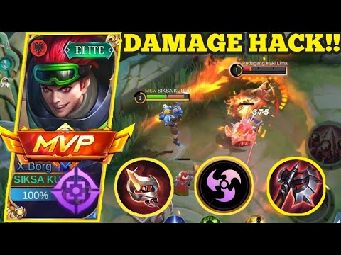 NEW META EMBLEM ASSASIN YOU MUST TRY‼️DAMAGE HACK | BUILD DAMAGE X-BORG 2022 | GAMEPLAY X-BORG