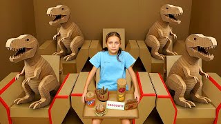 Kids Opened the WRONG DOOR at the Cardboard Cinema | Dinosaurs, Robots & Secret Rooms