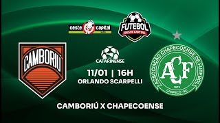 CAMBORIÚ X CHAPECOENSE AO VIVO COM IMAGENS | CATARINENSE 2026 | 11/01/2026