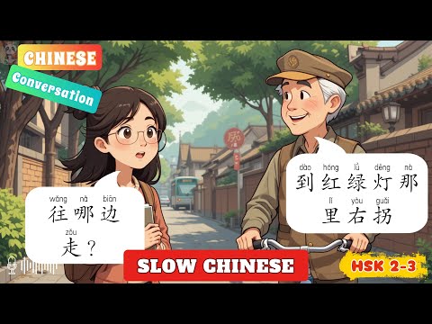 Chinese Conversation for Beginners: Asking for Directions (Super Easy!)
