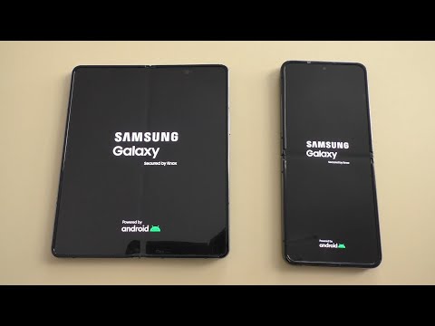 Samsung Galaxy Z Fold4 vs Z Flip4 Bootanimation