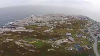 preview picture of video 'Peggy's Cove drone flyover Nova Scotia July 2014'
