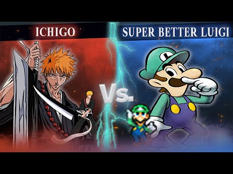 [MUGEN] Ichigo vs Super Better Luigi