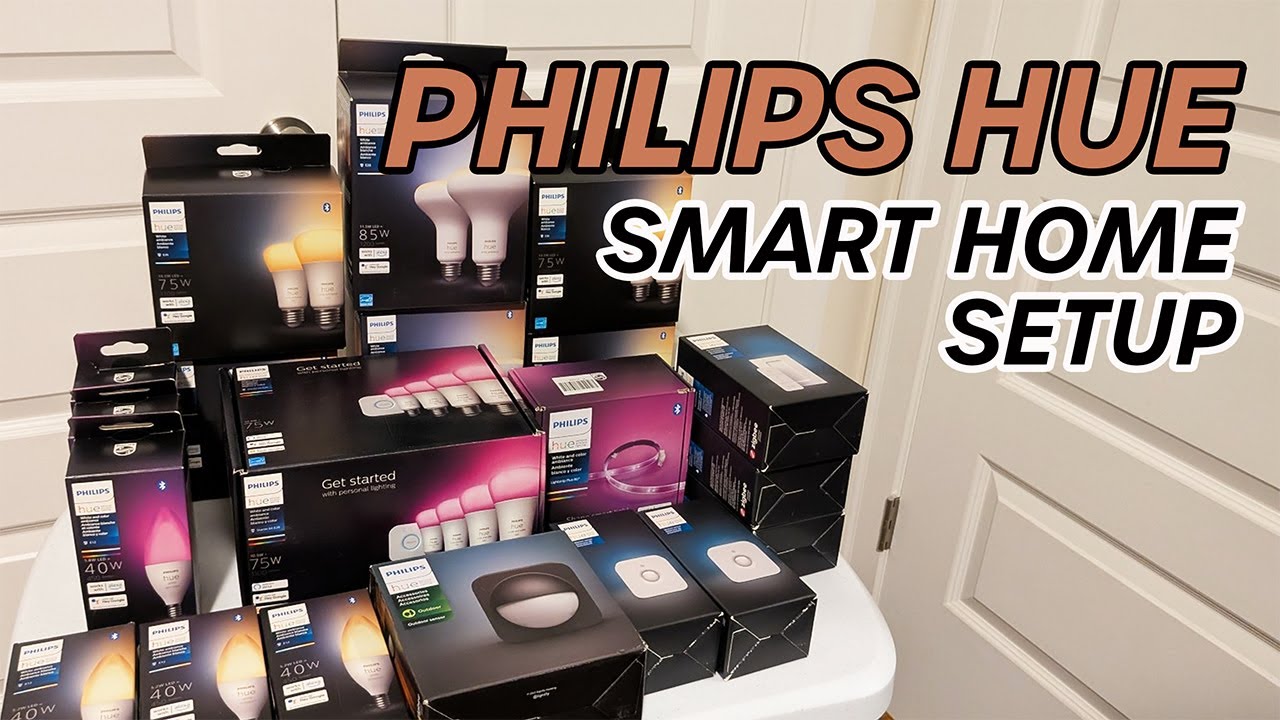 Smart Home Setup: Philips Hue Light System Review | White & Color Bulbs, LED Strips & Motion Sensors