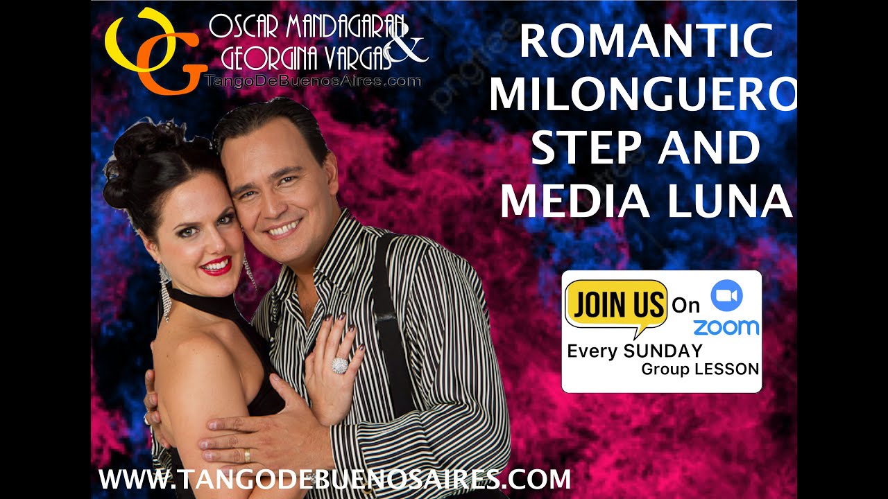 #ROMANTIC Milonguero Step Georgina Vargas & Oscar Mandagaran Dance Tango de Buenos Aires