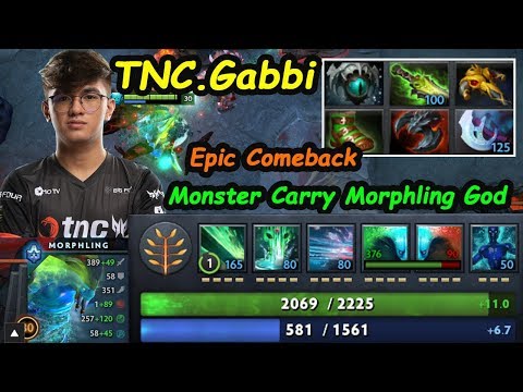 TNC Gabbi [Morphling] Monster Carry Epic Comeback vs TNC.Tims BOOM.Mikoto Dota 2 pro Gameplay 7.26C