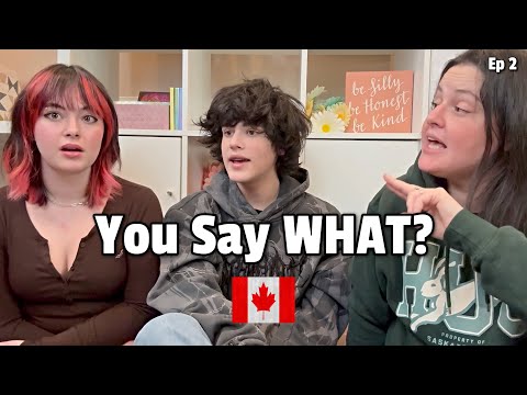 American Teenagers React to Canadian Words | Ep 2
