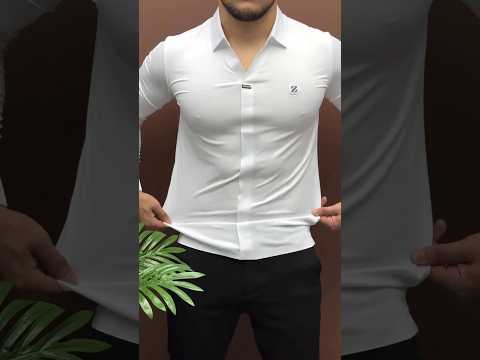 Lycra Fabric Shirt Cum T-shirt With Jeans Or Trousers #shorts #viralvideo #men #fashion