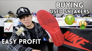 BUYING USED SNEAKERS FOR CHEAP !!! EASY PROFIT