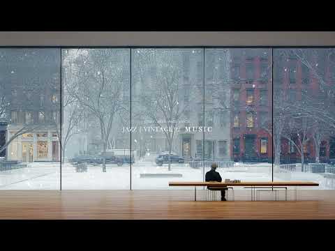 [playlist] 카페 창가에 앉아, 눈 내리는 거리를 바라보며 | JazzVintage92 · Winter Notes