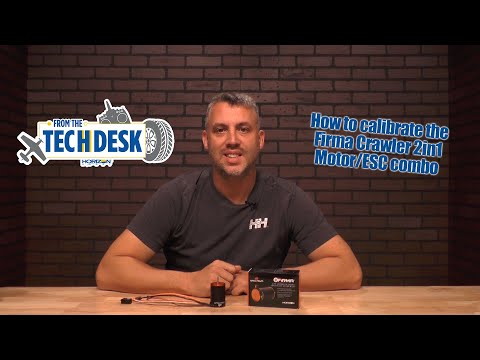 How to calibrate the Firma Crawler 2in1 Motor/ESC combo