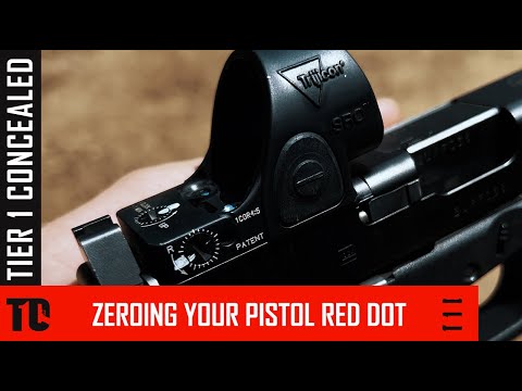 How to Zero a Pistol Mounted Red Dot Sight