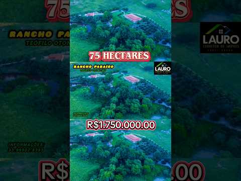 ✨️🌿 VENDE RANCHO 75 HECTARES TEÓFILO OTONI-MG COM ESTRUTURA COMPLETA🌾🌿