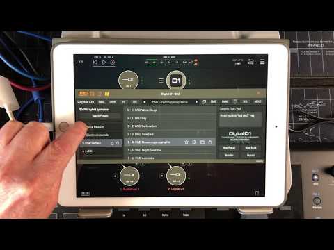 AudioKit Digital D1 Synthesizer - Let's Have A Play - Demo For The iPad
