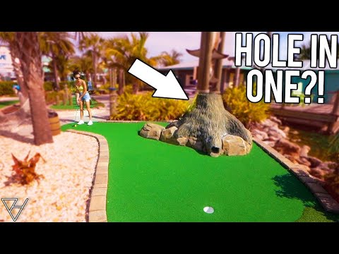 Ultimate Mini Golf Hole In One Risk Putt!