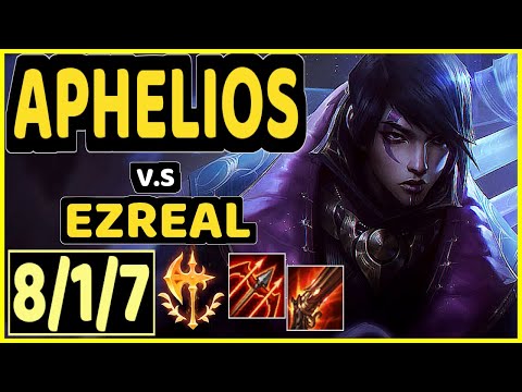 JUZINHO (APHELIOS) vs EZREAL - 8/1/7 KDA BOTTOM ADC CHALLENGER GAMEPLAY - BR