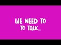 AN IMPORTANT BARNEY TALK