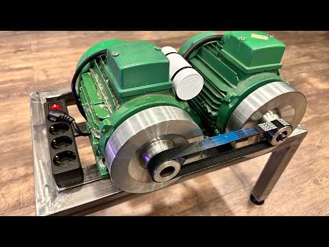 10KW! Free Energy with Two Electric Motors💡⚡💡Liberty Engine 5.0