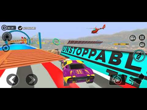 Impossible Car Stunt Driver Games LV 8 12 V4 2022 - Mega Ramp Mode / Android GamePlay #2