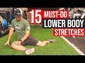 15 MUST DO Lower Body Stretches 👍 BEST Stretch For Legs