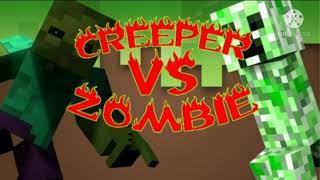 Cover art for creeper vs zombie (version escuela/infierno)