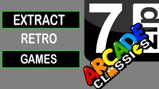 EXTRACT 7z FILE TYPE TO EXTRACT GAME FILES FOR YOUR RETROARCH GAME SYSTEM