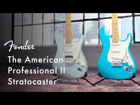 Fender American Professional II Stratocaster 6-String Right-Hand Electric Guitar (Maple, Dark Night)