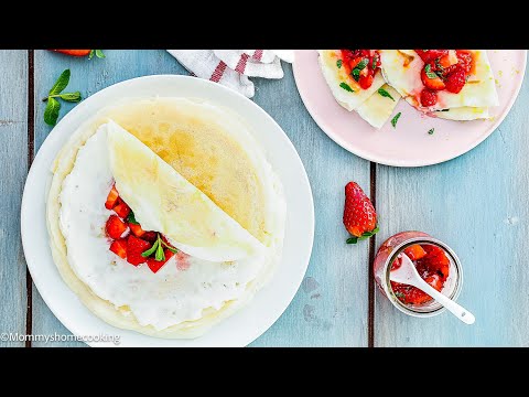Easy Eggless Crepes