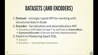 Deep Dive into Query Execution in Spark SQL 2 3 with Jacek Laskowski video