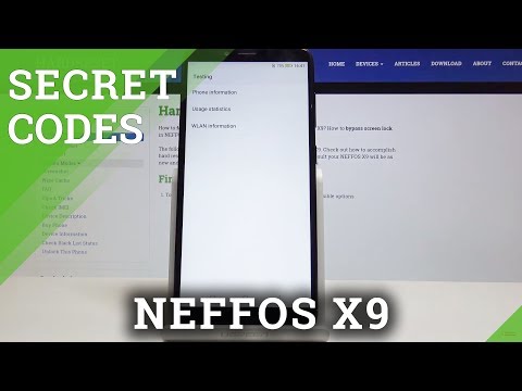 SECRET CODES NEFFOS X9 - Hidden Mode / Extra Features