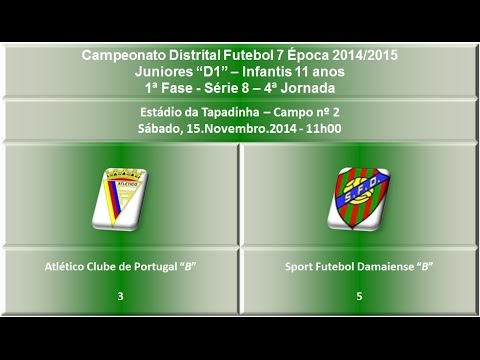 Camp Dist Fut7 2014/15 Jun D1 Sér.8 - Jorn.04