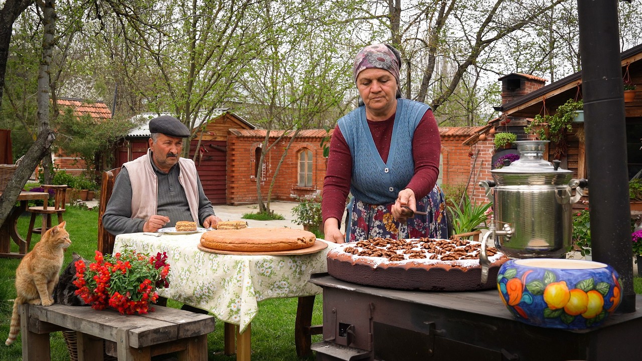 Old Village Walnut Cake 🥧 Simple & Delicious Homemade Recipe 🌿