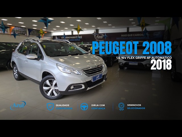 Vídeo PEUGEOT 2008 1.6 16V FLEX GRIFFE 4P AUTOMATICO