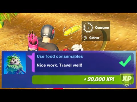 Use FOOD CONSUMABLES! Fortnite Use Food Consumables Week 10 Quest Challenge Guide! Use food fortnite