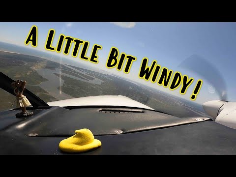 30KT GUSTING CROSSWINDS - OUR MOST TURBULENT FLIGHT YET - ATHENS, GA TO ST. SIMONS, GA