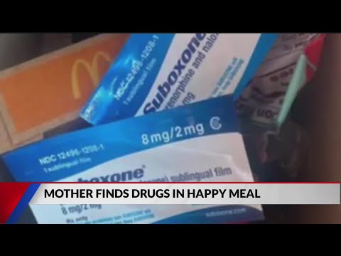 Mother concerned after finding drugs in her child's happy meal box