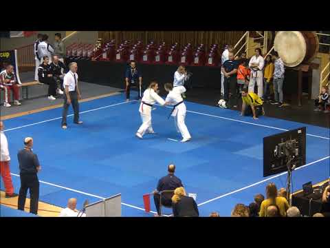 DiamondCup2018 Semi finale Senior Women  65kgs  Marta LUBOS Poland Vs Nina STUER Belgium