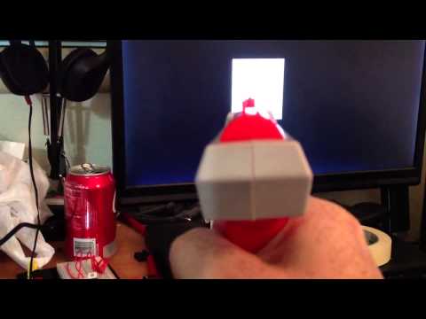 Nintendo lightgun on an LCD