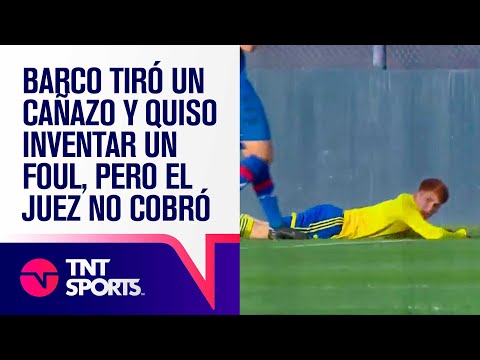 BARCO tiró un CAÑAZO y quiso INVENTAR un FOUL, pero el ÁRBITRO no COBRÓ ⚽❌
