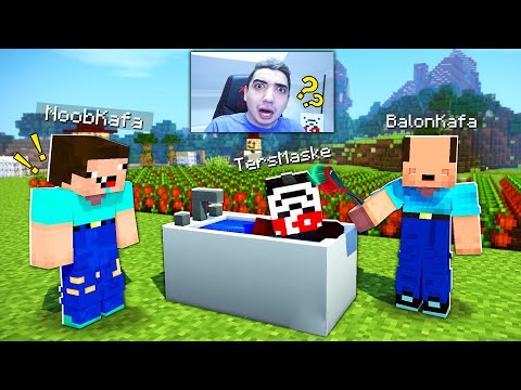 BALON KAFA TERS MASKEYİ YIKIYOR !! - BalonCraft #323 - Minecraft