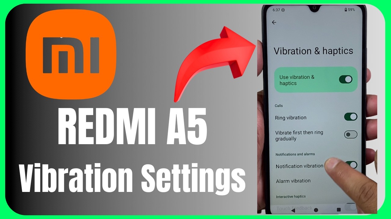 Redmi A5 Hidden Vibration Settings 😱