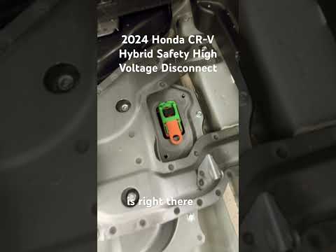 2024 Honda CR-V Hybrid Safety High Voltage Disconnect #hondacrv #hybrid