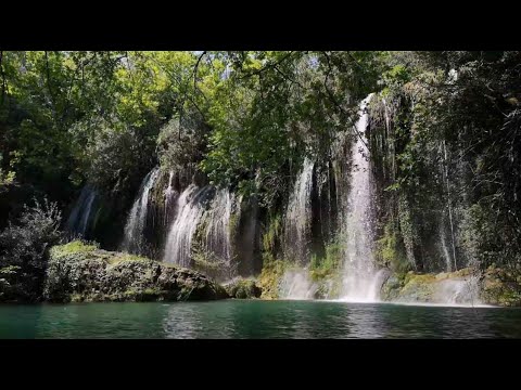 Waterfall 29 - Background without music and sound effects for free distribution