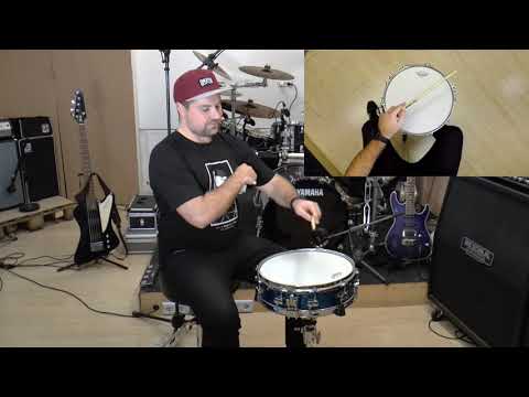 Stockhaltung am Schlagzeug