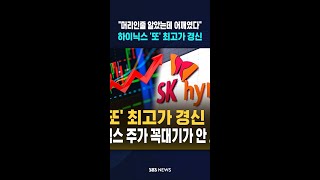 머리인줄 알았는데 어깨였다..하이닉스 주가 '또' 최고가 경신 #shorts
