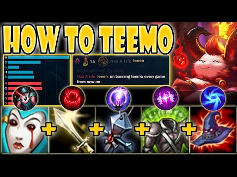 How To Teemo guide, full game explained [Teemo vs Malphite] S10