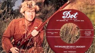 MAC WISEMAN - The Ballad of Davy Crockett (1955)