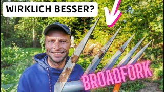 Ist eine Broadfork wirklich besser? Doppelgrabegabel Terradix im Test, mit Vergleichsergebnis!